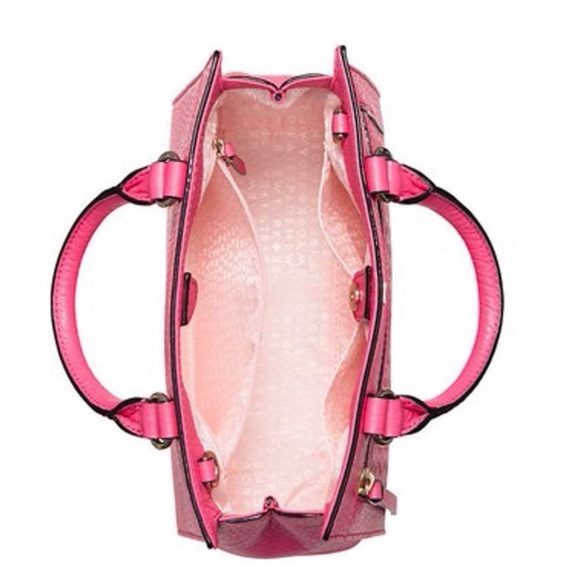 NWOT! Kate Spade | Delaney Perri Lane Bubbles Peony Pink Leather Satchel - Picture 5 of 16